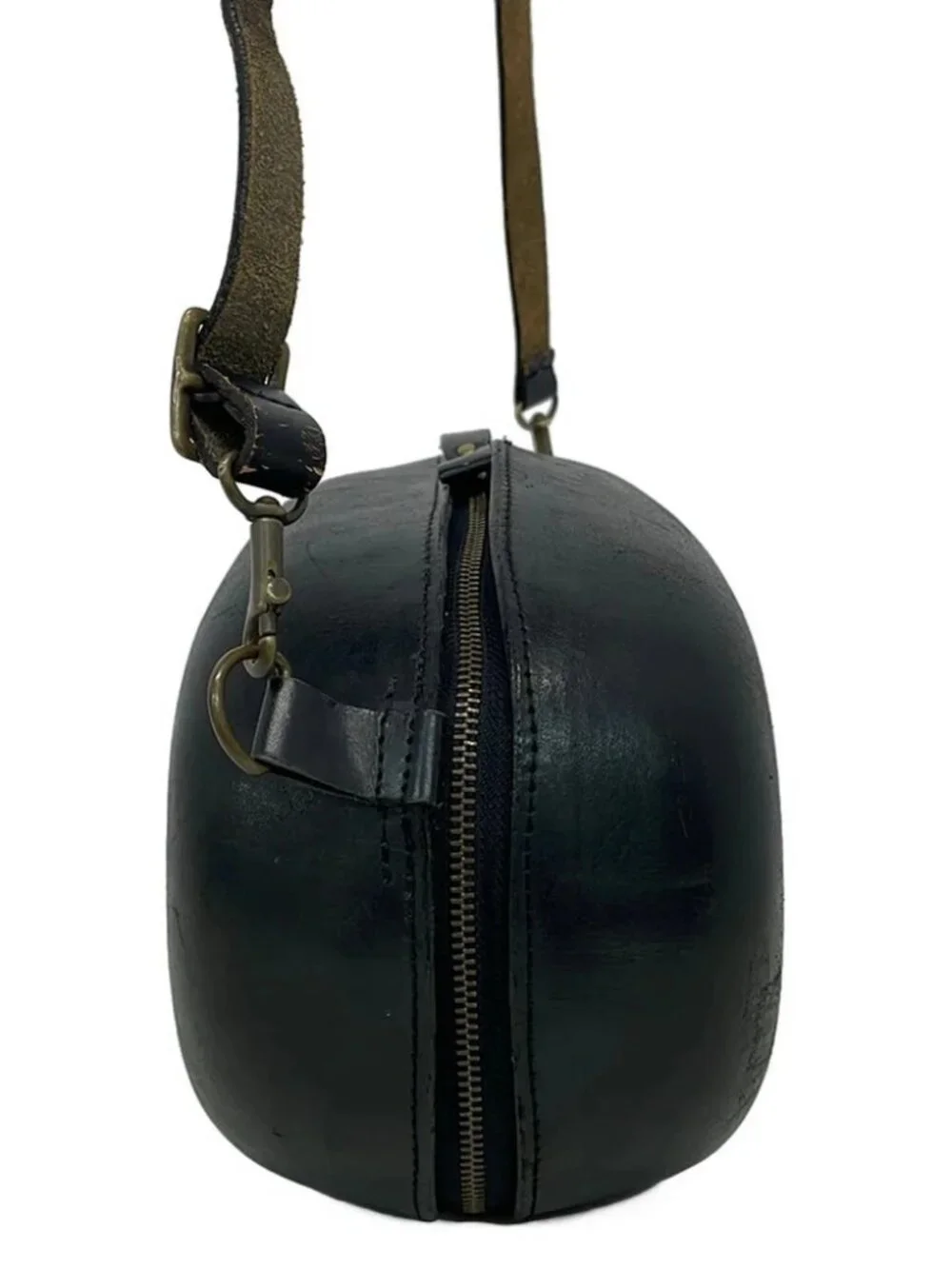 JURGEN LEHL Black Leather Shoulder Bag